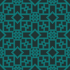 Geometric techno pattern