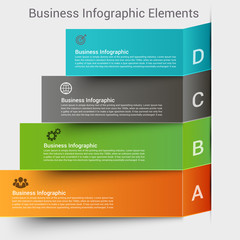 Business Infographics Vector illustration. can be used for workflow layout, banner, diagram, number options, step up options, web design.
