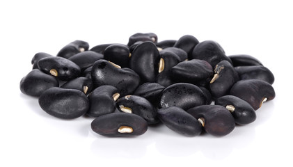 Black eyed peas beans isolated on a white background