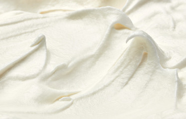 whipped cream sour sweet food white