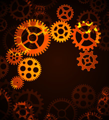 Vector mechanism cogwheels