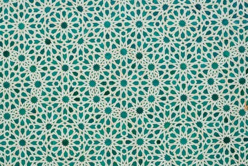 green moroccan tiles
