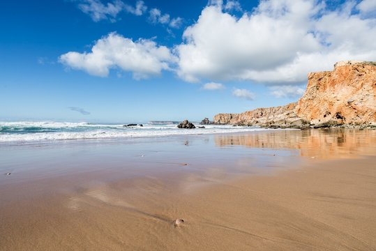 a beach in sagres portugal