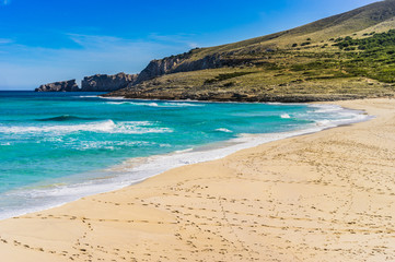 Strand Urlaub Spanien Mallorca Cala Mesquida