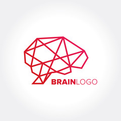 Fototapeta premium Brain Logo Vector illustration