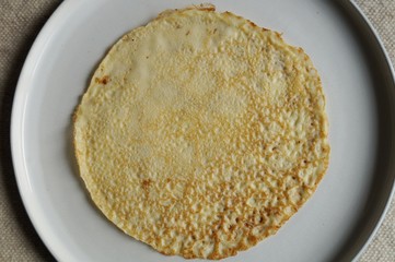 A delicate French crepe