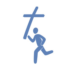 This is an illustration of christian movement symbol
