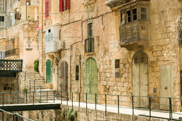 Narrow street in  Malta