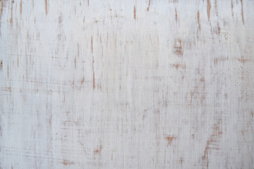 Obraz premium plywood painted white, old, grunge background