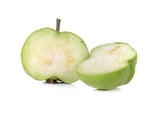 Thai fresh Guava fruit  isolated on white background