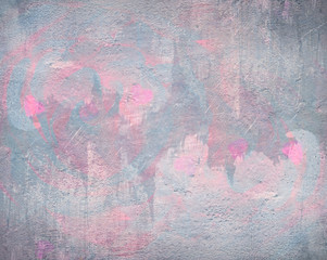Grey and pink background abstract watercolor