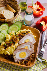 Meat Loaf with egg