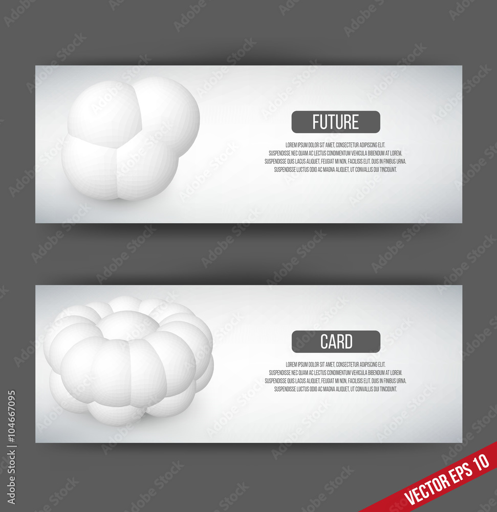Aufkleber eps 10 vector illustration. abstract 3d background with geometric design elements. vector design sty