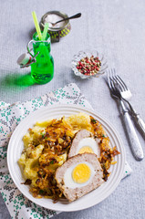 Meat Loaf with egg