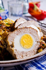 Meat Loaf with egg
