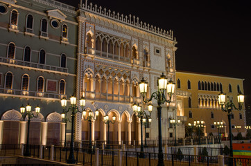 Beautiful night scene of Venetian