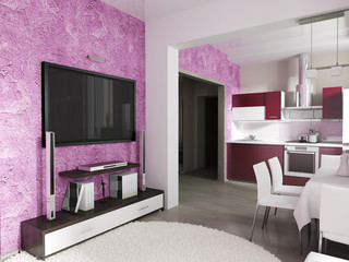 modern domestic Kitchen