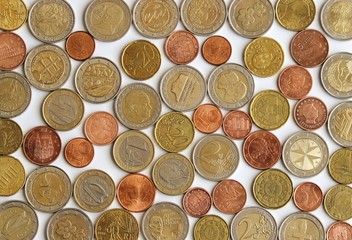 Pièces de monnaie d'euro