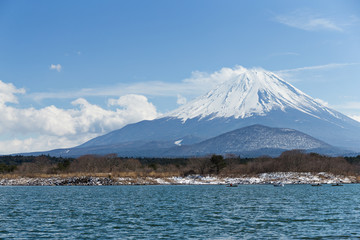 Fujisan and Lake Shoji