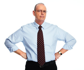 Thinking businessman.