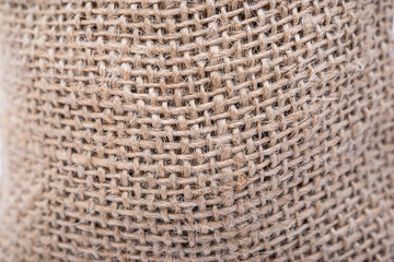 background burlap closeup