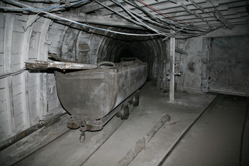 Modern coal mine underground