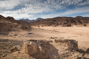 Desert and rocky mountains, Egypt