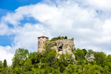 Fototapeta na wymiar Busseol Castle, Puy-de-Dome Department, Auvergne, France