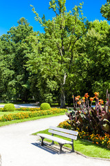 garden of Kozlowski Palace, Lublin Voivodeship, Poland