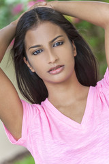 Beautiful Indian Asian Young Woman Girl