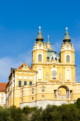 Fototapeta na wymiar benedictine monastery in Melk, Lower Austria, Austria