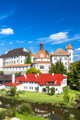 Obraz premium castle and palace of Jindrichuv Hradec, Czech Republic