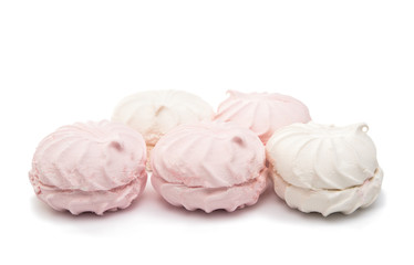 marshmallow cake isolated