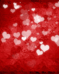 Red valentine background