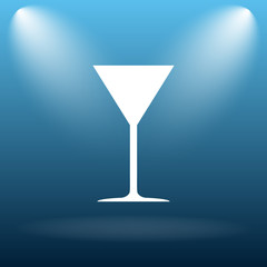Martini glass icon