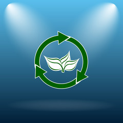 Recycle arrows icon