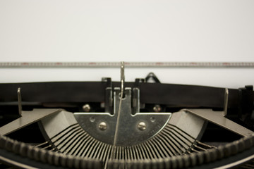 Close up of an old typewritter - 104681260