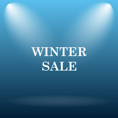 Winter sale icon