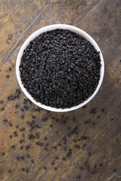 healthy dried sesame seeds
