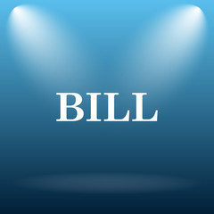Obraz premium Bill icon