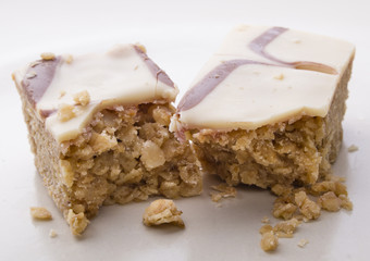 Single broken flapjack
