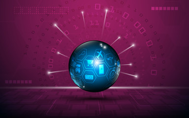 abstract background global technology innovation concept design