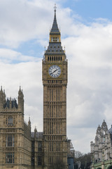 Fototapeta na wymiar The Houses of Parliament Westminster with Big Ben and Queen Elizabeth Tower