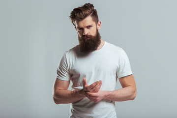Young bearded man