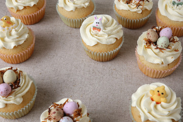 Homemade Easter cupcakes