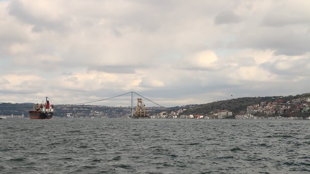 istanbul and bosphorus bridge