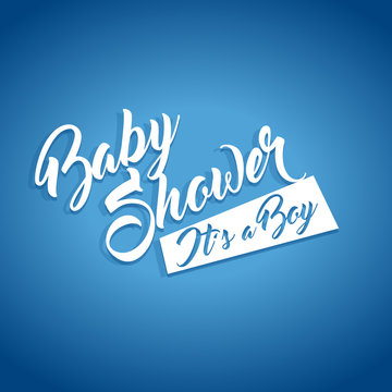Baby shower invitation greeting card