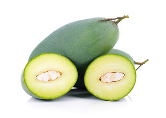 mango on white background