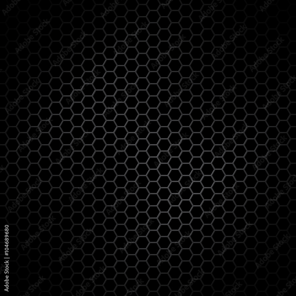Poster abstract metallic steel hexagon design pattern texture background backdrop