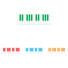 Piano Keyboard sign